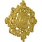 Ekena Millwork Katheryn Ceiling Medallion, Hand-Painted Rich Gold, 22 1/2"W x 30 3/8"H x 1 1/2"P CM30KTRGS - alternate 3